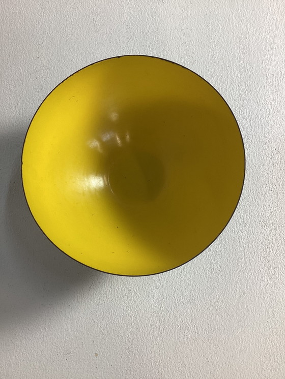 Image 1 of Sehr große Krenit-Schale schwarz-gelb