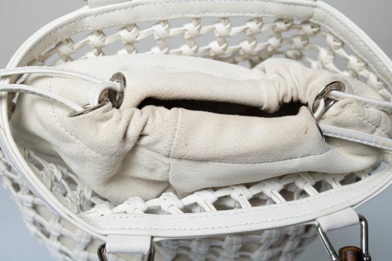 Bolso de mano mini de punto blanco de Gucci – Bolsos de mano, Calfskin, Leather (photo 11 of 12)