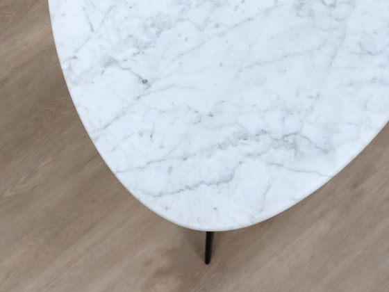 Image 1 of Mid century organic design tripode marble coffee table 1950s