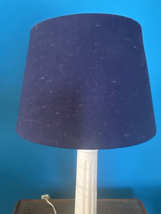 Image 1 of 2 lampes de table vintage en albâtre / marbre