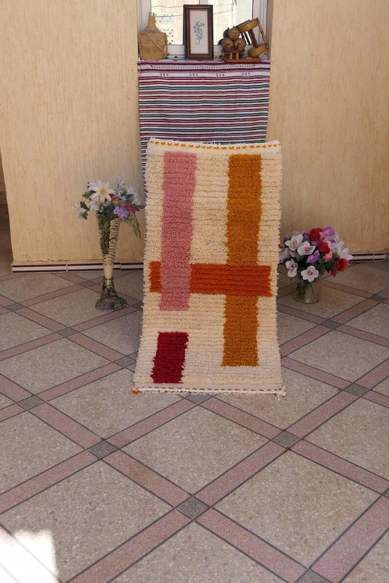 Berber wollen gangkleed, 300cm x 90cm – Vloerkleden en tapijten, Wool (photo 2 of 13)