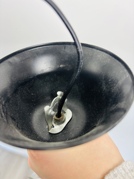 Image 1 of Large Venetian glass pendant lantern lamp