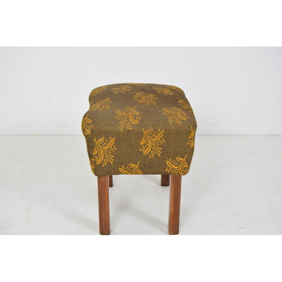 Image 1 of Mid-century Stool or Tabouret Czechoslovakia 1950s