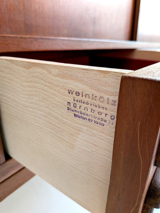 Image 1 of Dänisches Midcentury-Modern-Highboard aus Teakholz, 1960er Jahre