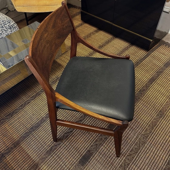 Danish Chair by H. Vestervig Eriksen, 1960, H. Verstervig Eriksen, Dining chairs, Wood, Black (photo 2 of 5)
