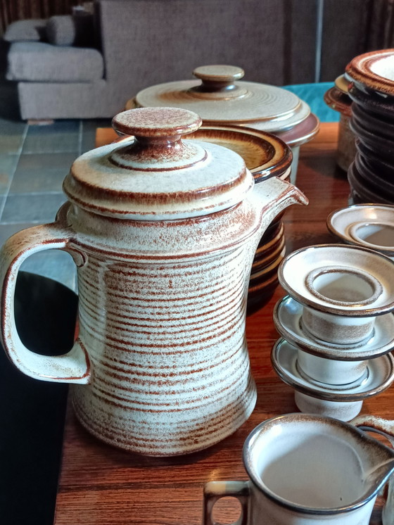 Image 1 of Vintage jaren 70/80 servies 84- delig 