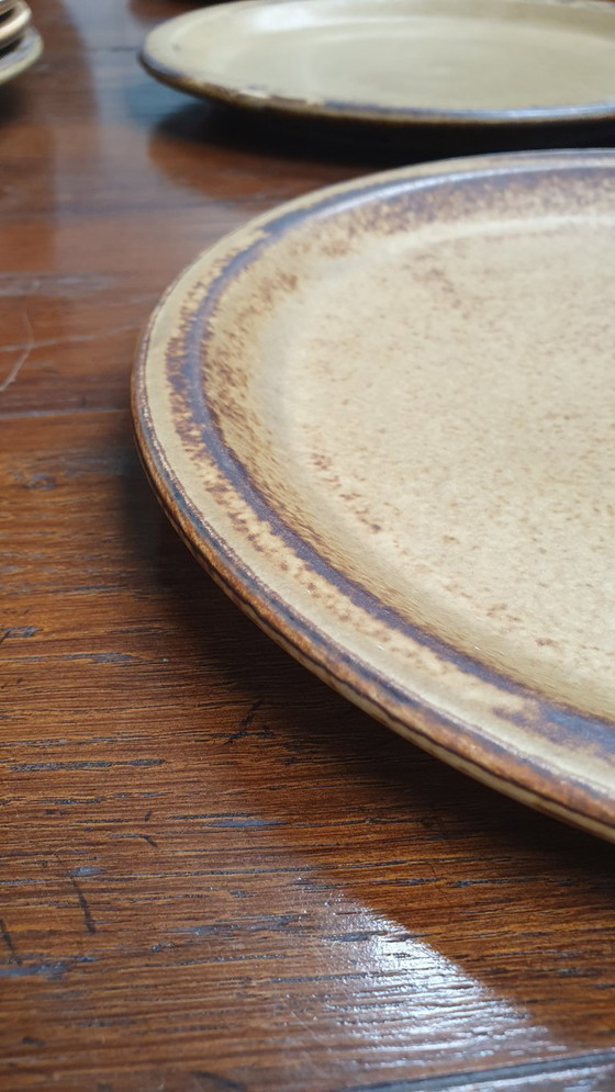 Image 1 of Vaisselle vintage 50pcs assiettes LILIEN PORZELLAN Autriche Caroline série Umbra brutaliste