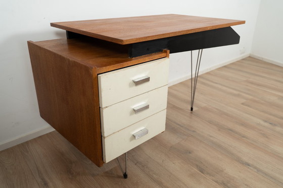 Image 1 of Scrivania vintage a forcina di Tijsseling