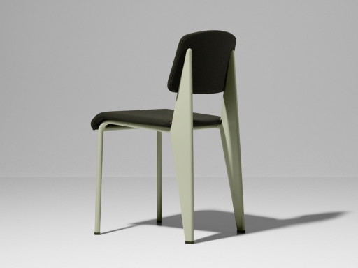 14 Vitra x G-Star RAW – Jean Prouvé Standard Chair (RAW Edition) – eetkamerstoelen, Aluminium (photo 2 of 7)