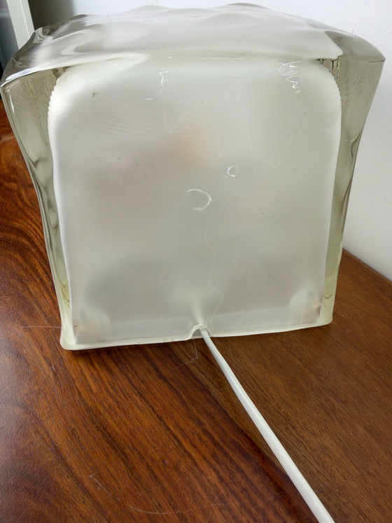 Ikea Vintage Ice Glazen Lamp – Tafellampen (photo 5 of 8)