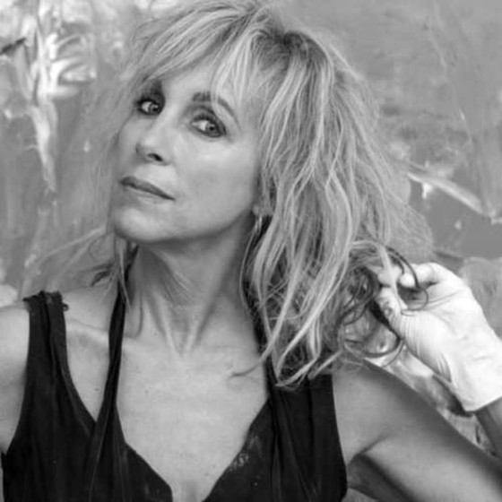 Image 1 of Charlotte Molenkamp - Painting with a fish, oil on canvas, very large