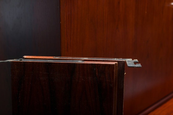 Image 1 of  Mensole da parete modulari in palissandro tedesco di IDEE Mobel, anni '60, set di 25 pezzi