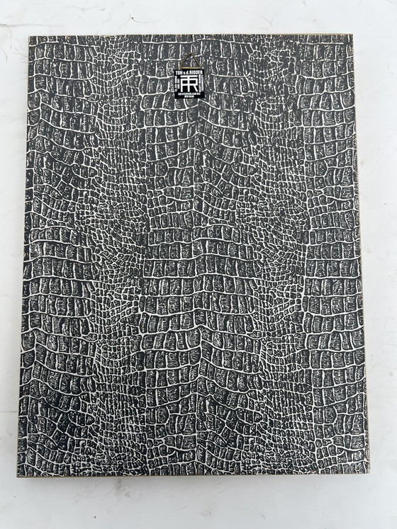 Image 1 of Vintage Mexican “bark” folk art painting