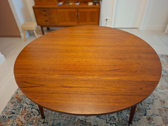 Extendable Round Dining Table Louis Van Teeffelen – Wood (photo 3 of 5)