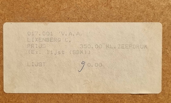 Image 1 of Grafik/Siebdruck Cyril Lixenberg - signiert und nummeriert