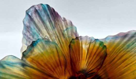 Image 1 of Emilio ROBBA en DAUM - Palm Tree Bowl van glaspasta