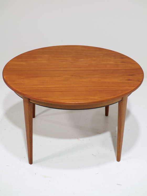 Image 1 of Extendable dining table Omann Jun 55 teak vintage Danish
