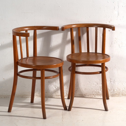Poltrone antiche in legno curvato stile Thonet – Europa Centrale, circa 1930 #10