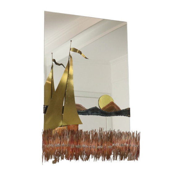 Specchio Design Barca in Rame e Ottone Daniel D’Haeseleer – Sculture, Copper, Brass (photo 18 of 22)
