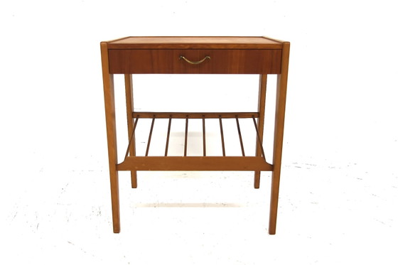 Scandinavisch Teak Nachtkastje, Zweden, 1960, Metaal, Scandinavian (foto 2 van 6)