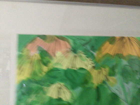 Image 1 of Walasse Ting „Blätter“ Kunstwerk