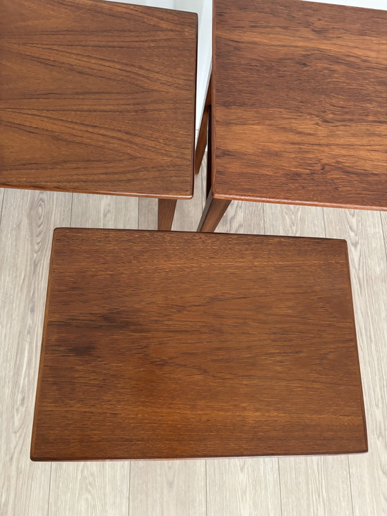 Mimiset Vintage Danese / Tavolini a Incasso Teak Forma Organica – Wood (photo 7 of 11)