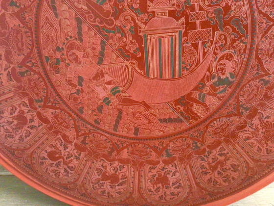 Image 1 of Tavolo laccato birmano