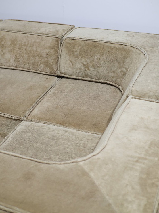 XXL Cor Trio Modulaire Sofa Landscape Bank Beige Geel 1973 – Modulaire banken, Textile (photo 13 of 21)