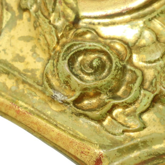 Image 1 of Zweedse Klassieke Spiegel Bladgoud Verguld 119cm