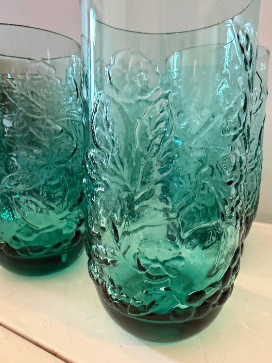 Lot de 6 verres à long drink italiens vintage – Verres et carafes (photo 5 of 6)
