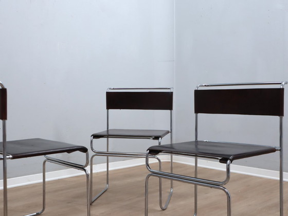 Image 1 of Set of 4 Giovanni Carini "Libellula" Chairs for Planula, Italy 1970s