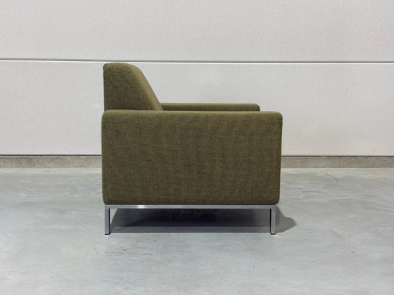 Gelderland 6511 Armchair green - as good as new, Textile, Metal, Modern (photo 6 of 10)