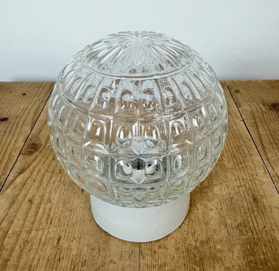 Lampada da soffitto vintage in porcellana bianca, anni '70 – Plafoniere, Porcelain (photo 4 of 12)
