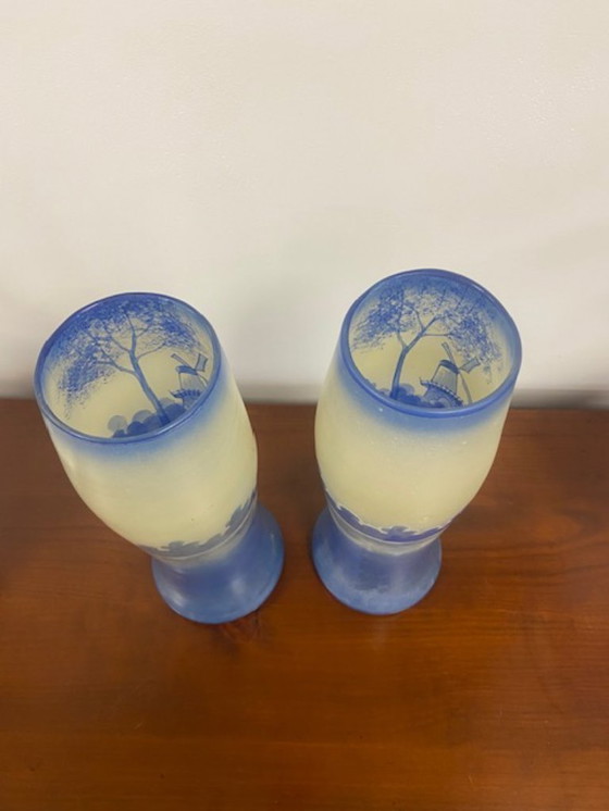 Image 1 of 2 vases Art Déco Scailmont