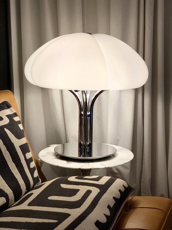 Page 1 of 11 Quadrifoglio Lamp 60-70’s – White - Gae Aulenti / Luigi Massoni – Table lamps, Metal (photo 9 of 11)