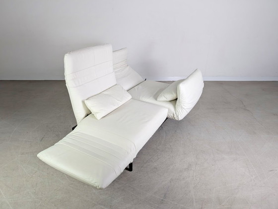 Image 1 of Divano originale Rolf Benz Plura in pelle a due posti beige chiaro