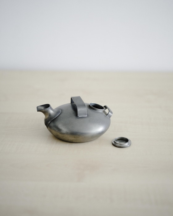 Juego de mesa de té/café Fornasari, fabricado en Italia en la década de 1970, 95 % peltre. – Vajillas, Metal (photo 3 of 5)