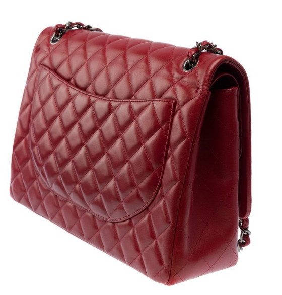 Image 1 of Sac CHANEL Timeless/Classique en Cuir Rouge - 103495