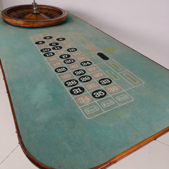 Image 1 of Tavolo da roulette antico della Mason & Co. – Denver, Colorado, inizio XX secolo