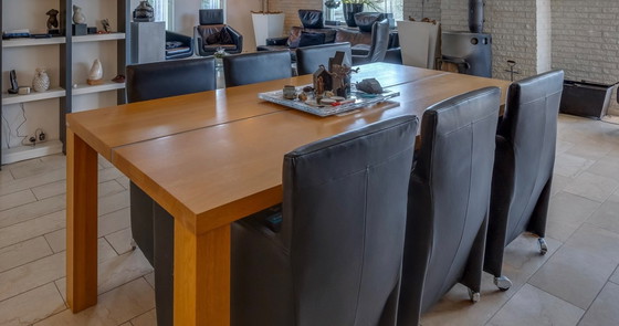 Image 1 of 6x Bert Plantagie Shadow Fauteuils – Echt Leder, Zwart