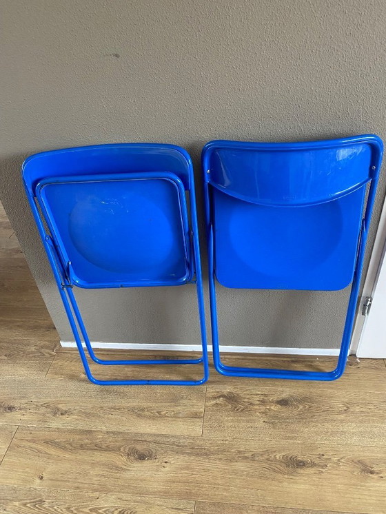 Image 1 of 2 vintage Ikea folding chairs Ted by Niels Gammelgaard