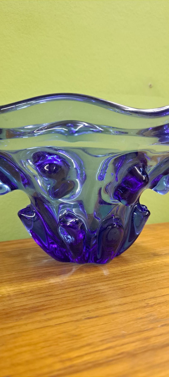 Murano Glazen Schaal, Schalen, Blauw (foto 4 van 9)