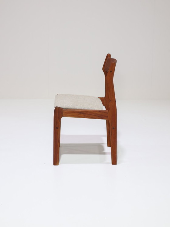 Image 1 of 6 sedie da pranzo in teak danese Burchardt Nielsen