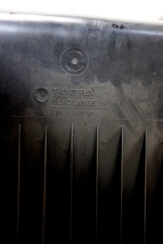 Image 1 of 4x Gerd Lange voor Thonet flex 2000 stoelen vintage