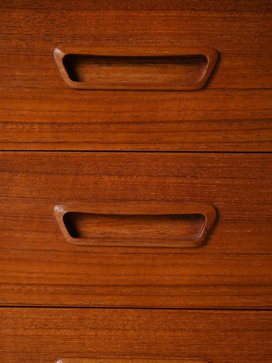 Image 1 of 1960s Scandinavian Teak Desk with Drawers