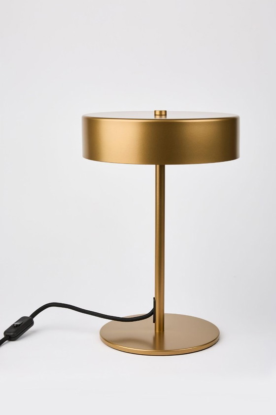 Image 1 of Frandsen Dark LED Table Lamp Brass