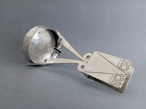 Image 1 of Hans Ofner Geometrisch-Constructivistische Secessionistische Asbak voor Sandrik ca 1905