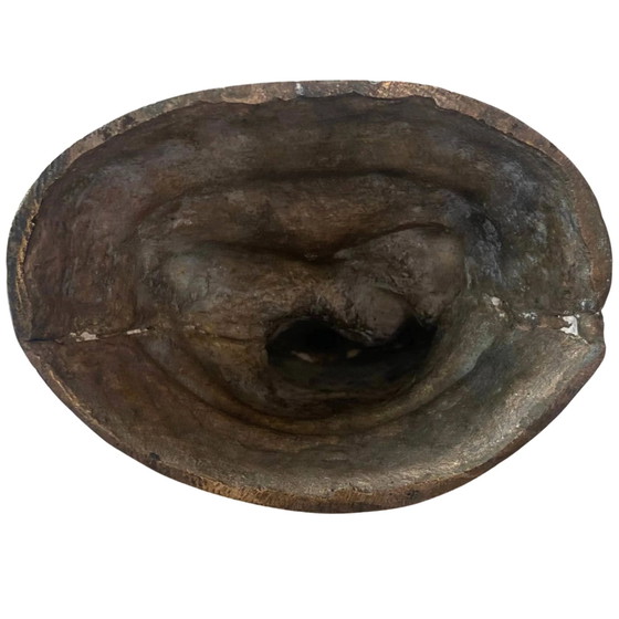 Bouddha birman ancien en bronze doré au feu – XVIIIe/XIXe siècle – Patine de qualité musée – Sculptures (photo 9 of 9)