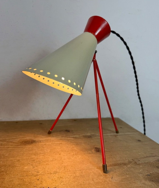 Image 1 of Lampe de table vintage du milieu du siècle par Josef Hůrka pour Napako, 1950s
