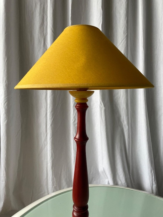 Image 1 of Lampade rustiche vintage in legno tornito